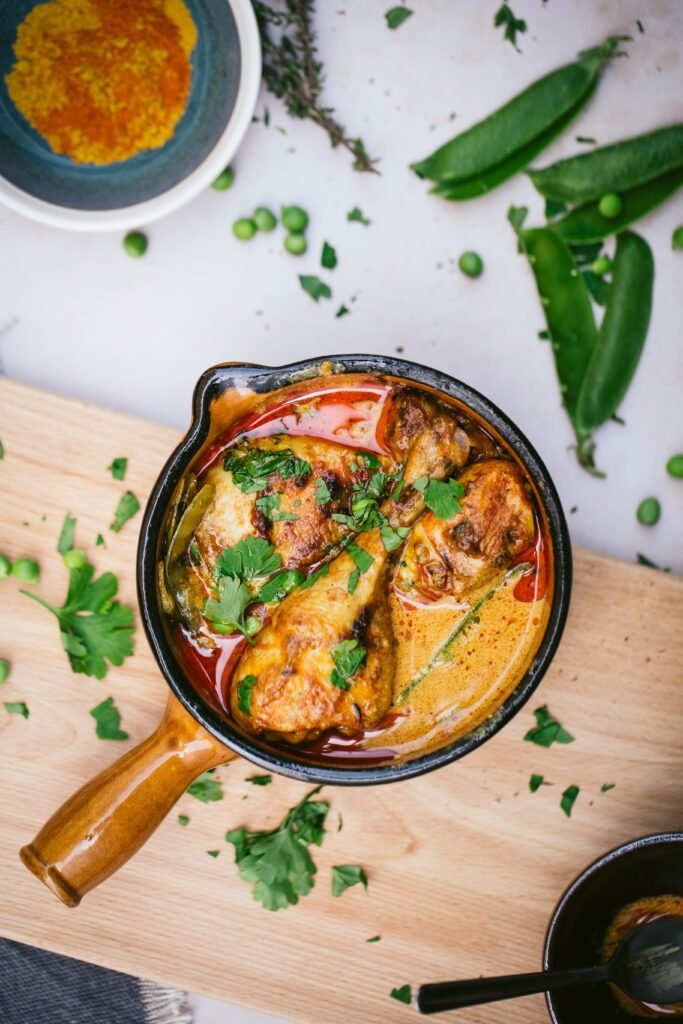 Healthy Soupy Chicken Curry, Asian Twist