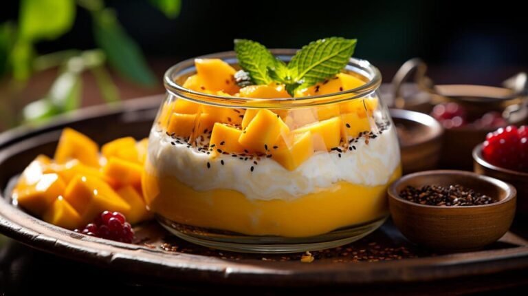 Delicious Mango Pudding