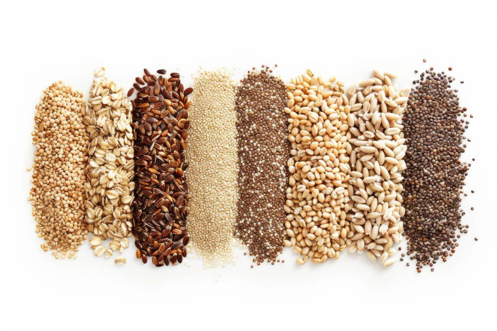 some whole grains